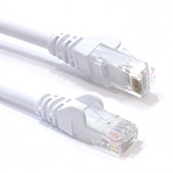 Cable UTP categoría 5e blanco (50cm)