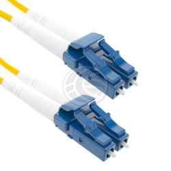 Cable de fibra óptica LC a LC monomodo duplex 9/125 de 50 cm