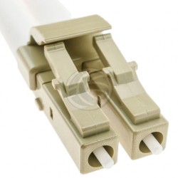 Cable de fibra óptica LC a LC multimodo duplex 62.5/125 de 50 cm