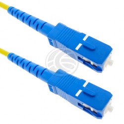Cable de fibra óptica SC a SC monomodo simplex 9/125 de 25 m