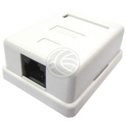 Caja de superficie de 1 RJ45 Cat.5e UTP