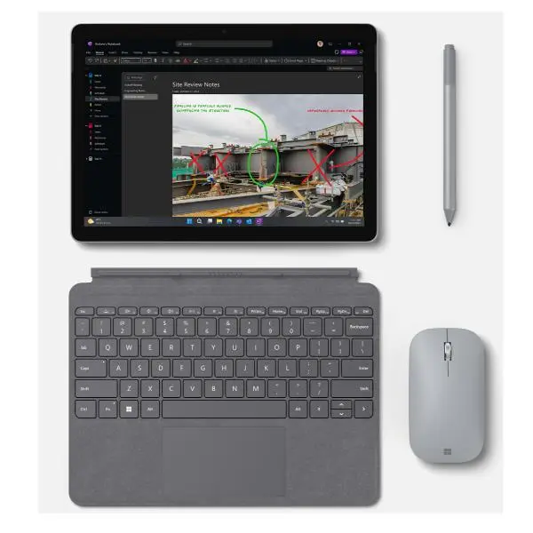 [0196388168897] Tablet - Microsoft Surface Go 4 N200/8/64 W11 Platino