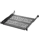 Bandeja rack 19" 1U 350mm ajustable en profundidad 350-450mm