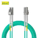 10Gtek OM3 LC a LC Cable de Fibra Óptica 1m- 50/125 Multimodo Dúplex Fiber Patch Cable LSZH para SFP, 10G SFP+